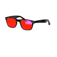 Retisca red glasses anti-glare lenses and blue light filters, good sleep Glasses