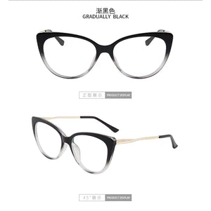 Retisca Columba - Female Cat Eye Progressive Glasses