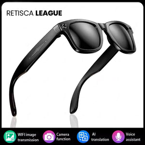 Retisca LEAGUE - AI Smart Camera Glasses with Intelligent Translation
