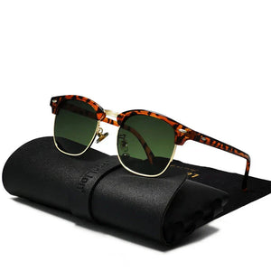 Retisca LUMEN™ — Semi-Rimless Retro Sunglasses